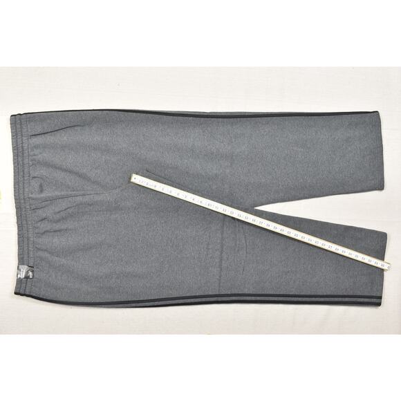 Adidas Men's Gray Gray 3-Stripe Sweatpants Plus Size 3XLT Pockets - Picture 4 of 8